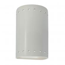  CER-5990-MAT - Small ADA Cylinder w/ Perfs - Closed Top