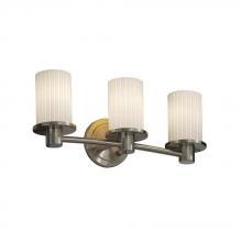  FSN-8513-10-MROR-MBLK - Rondo 3-Light Bath Bar