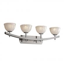  GLA-8594-16-WHTW-NCKL - Archway 4-Light Bath Bar