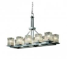  GLA-8650-26-WTFR-NCKL - Montana 10-Light Rectangular Ring Chandelier