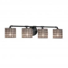  WGL-8464-30-GRCB-MBLK - Bronx 4-Light Bath Bar