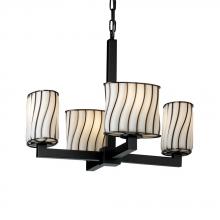  WGL-8829-30-GRCB-DBRZ - Modular 4-Light Chandelier