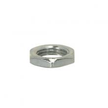  90/001 - Steel Locknut; 1/8 IP; 9/16" Hexagon; 1/8" Thick; Unfinished