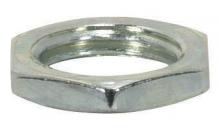  90/171 - Steel Locknut; 1/4 IP; 11/16" Hexagon; 1/8" Thick; Zinc Plated Finish