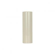  90/2448 - Plastic Candle Cover; Cream Plastic; 1-3/16" Inside Diameter; 1-1/4" Outside Diameter;