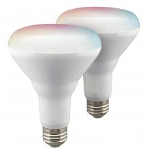  S11276 - 9.5 Watt; BR30 LED; RGB & Tunable White; Starfish IOT; 120 Volt; 760 Lumens; 2-Pack