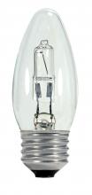  S2457 - 43 Watt; Halogen; B11; Clear; 1000 Average rated hours; 750 Lumens; Medium base; 120 Volt