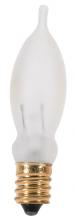  S3242 - 7.5 Watt CA5 Incandescent; Frost; 1500 Average rated hours; 35 Lumens; Candelabra base; 120 Volt