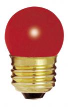  S3611 - 7.5 Watt S11 Incandescent; Ceramic Red; 2500 Average rated hours; Medium base; 120 Volt