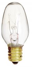  S4724 - 4 Watt C7 Incandescent; Clear; 3000 Average rated hours; 16 Lumens; Candelabra base; 120 Volt;