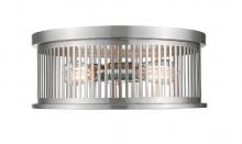  334F3BN - 3 Light Flush Mount