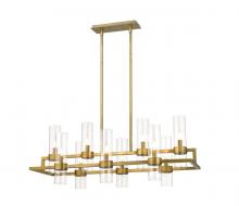  4008-10RB - 10 Light Linear Chandelier