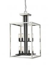  456-8BN-BK - 8 Light Chandelier