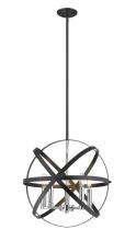  463-18HBK-CH - 5 Light Pendant