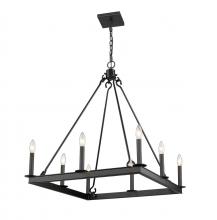  482S-8-26MB - 8 Light Chandelier