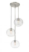  486P10-3R-BN - 3 Light Chandelier