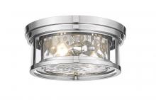  493F2-PN - 2 Light Flush Mount