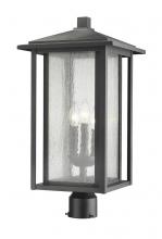  554PHXLR-BK - 3 Light Outdoor Post Mount Fixture