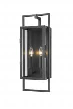  598M-BK - 2 Light Outdoor Wall Light