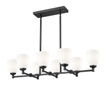 Z-Lite 7004-8L-MB - 8 Light Linear Chandelier