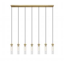  740P-7L-RB - 7 Light Linear Chandelier