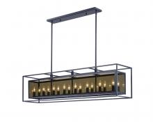  802-56L-MC - 16 Light Linear Chandelier