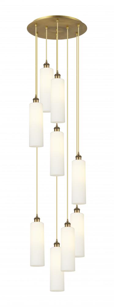 Crown Point - 3 Light - 12 inch - Brushed Brass - Cord Hung - Multi Pendant