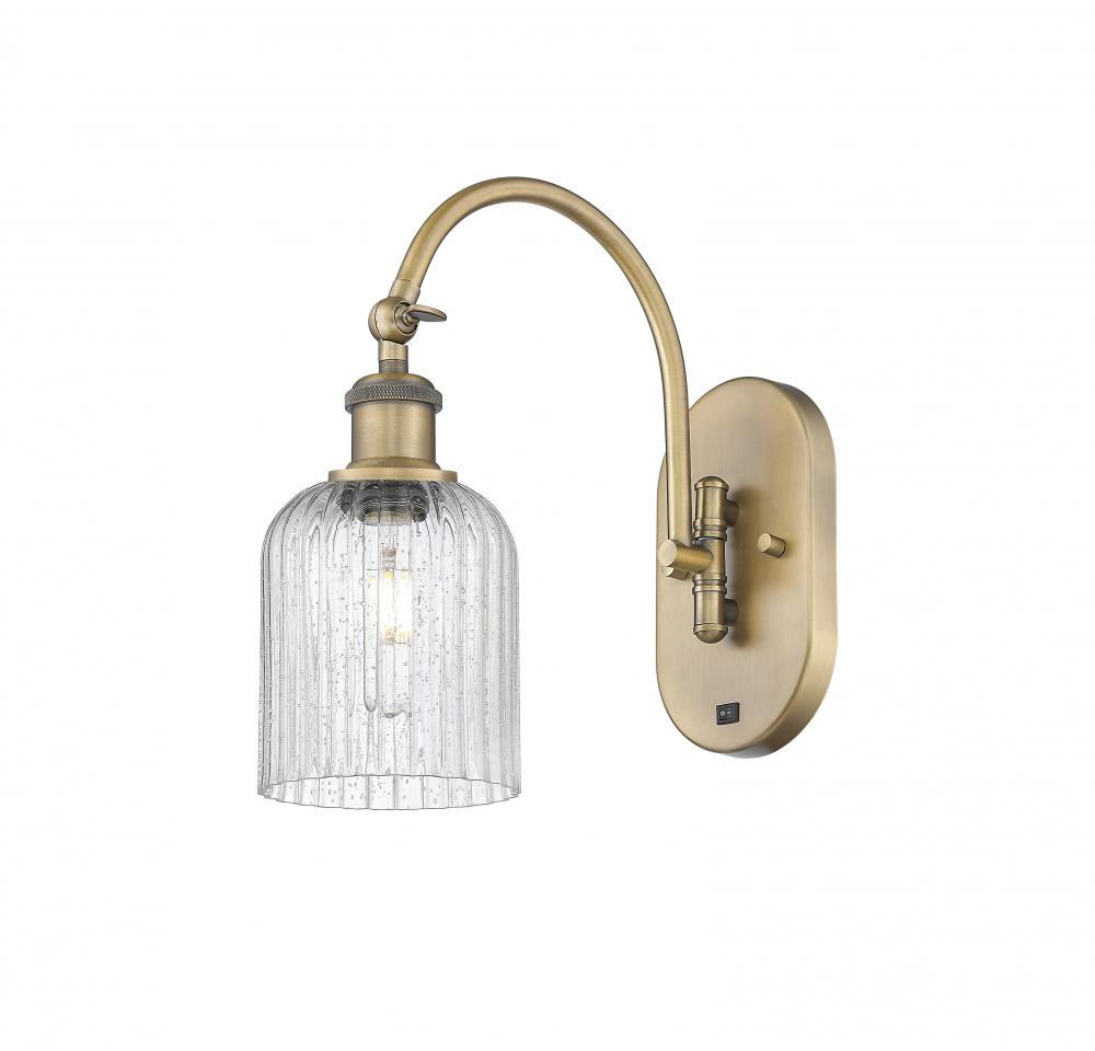 Bridal Veil - 1 Light - 5 inch - Brushed Brass - Sconce