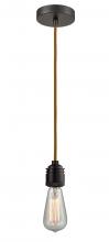  100OB-10CR-2OB - Winchester - 1 Light - 2 inch - Oil Rubbed Bronze - Cord hung - Mini Pendant