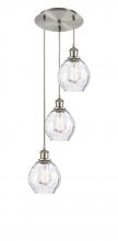  113B-3P-SN-G362 - Waverly - 3 Light - 13 inch - Brushed Satin Nickel - Cord Hung - Multi Pendant