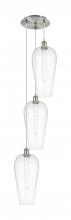 Innovations Lighting 113B-3P-SN-G456-8CL - Chelsea - 3 Light - 15 inch - Brushed Satin Nickel - Cord Hung - Multi Pendant