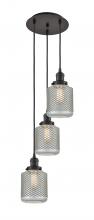  113F-3P-OB-G262 - Stanton - 3 Light - 13 inch - Oil Rubbed Bronze - Cord hung - Multi Pendant