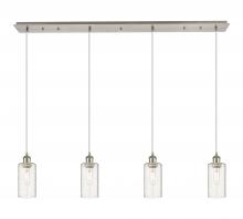  124B-4P-SN-G434-7SDY - Crown Point - 4 Light - 49 inch - Brushed Satin Nickel - Linear Pendant