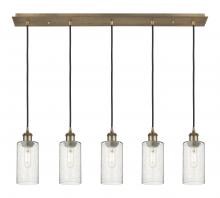  125B-5P-BB-G434-7SDY - Crown Point - 5 Light - 37 inch - Brushed Brass - Linear Pendant