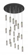 Innovations Lighting 148BK-B-21P-SN-G434-12SM - Crown Point - 21 Light - 48 inch - Brushed Satin Nickel - Multi Pendant