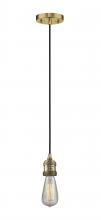 Innovations Lighting 200C-BB - Bare Bulb - 1 Light - 3 inch - Brushed Brass - Cord hung - Mini Pendant