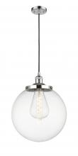  201C-PC-G202-14 - Beacon - 1 Light - 14 inch - Polished Chrome - Cord hung - Mini Pendant