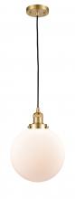  201C-SG-G201-10 - Beacon - 1 Light - 10 inch - Satin Gold - Cord hung - Mini Pendant