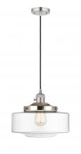  201CSW-PN-G692-12 - Bridgeton - 1 Light - 16 inch - Polished Nickel - Cord hung - Mini Pendant