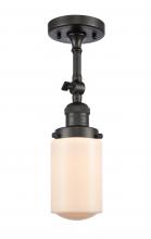  201F-OB-G311 - Dover - 1 Light - 5 inch - Oil Rubbed Bronze - Semi-Flush Mount