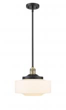  201S-BAB-G691-12 - Bridgeton - 1 Light - 12 inch - Black Antique Brass - Stem Hung - Mini Pendant