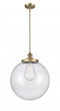  201S-BB-G204-16 - Beacon - 1 Light - 16 inch - Brushed Brass - Stem Hung - Pendant