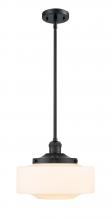  201S-BK-G691-12 - Bridgeton - 1 Light - 12 inch - Matte Black - Stem Hung - Mini Pendant