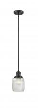  201S-OB-G302 - Colton - 1 Light - 6 inch - Oil Rubbed Bronze - Stem Hung - Mini Pendant