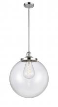  201S-PC-G202-16 - Beacon - 1 Light - 16 inch - Polished Chrome - Stem Hung - Pendant