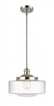  201S-PN-G694-12 - Bridgeton - 1 Light - 12 inch - Polished Nickel - Stem Hung - Mini Pendant