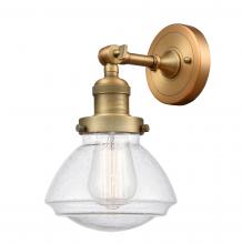 Innovations Lighting 203-BB-G324 - Olean - 1 Light - 7 inch - Brushed Brass - Sconce