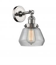  203-PN-G172 - Fulton - 1 Light - 7 inch - Polished Nickel - Sconce