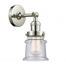  203-PN-G184S - Canton - 1 Light - 5 inch - Polished Nickel - Sconce
