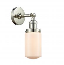  203-PN-G311 - Dover - 1 Light - 5 inch - Polished Nickel - Sconce